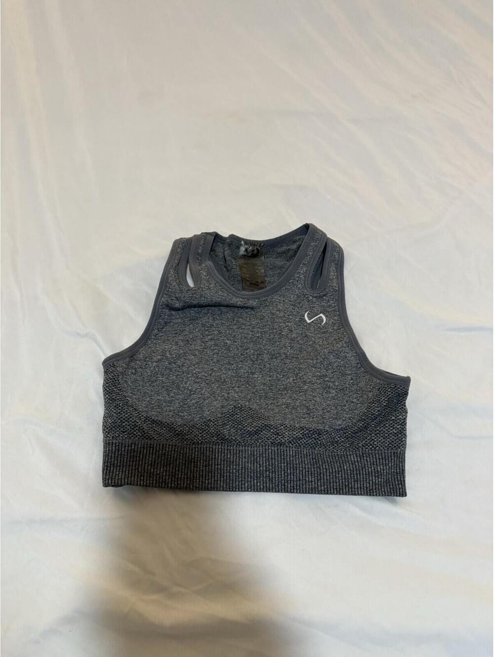 TLF Sports Bra Womens Size M Grey Take Life Further 148